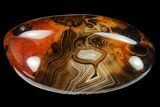 Polished, Banded Carnelian Agate - Madagascar #145945-1